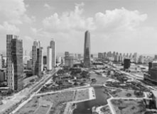 Conceptual Drawing of the Songdo International Business District